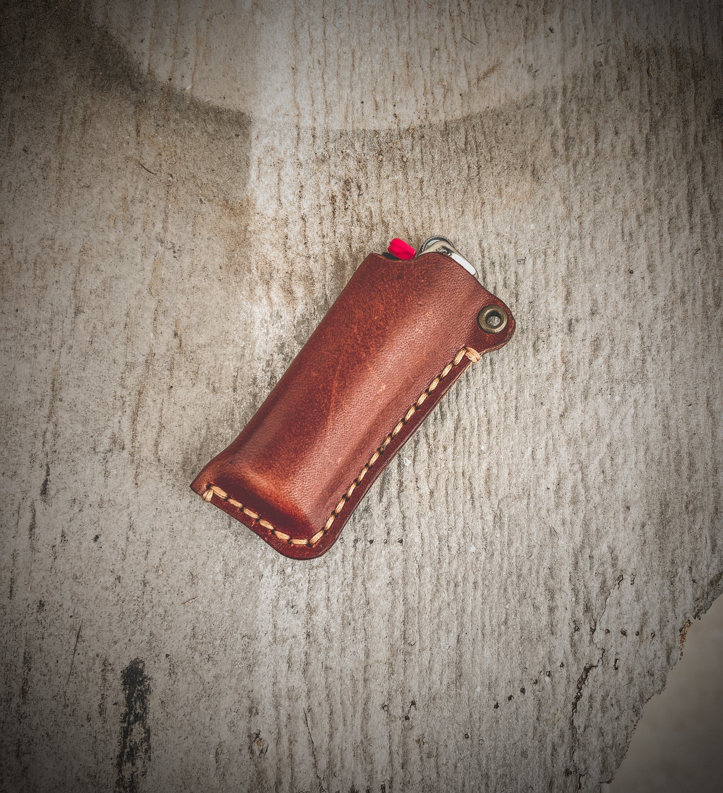 The ‘Oni’ Full Grain Leather Lighter Case